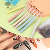 8 Pcs Gel Nail Brushes Builder Gel Brush Poly Extension Gel Brush Acrylic Nail Sculpting Brush Nail Painting Brush Pen For Home And Salon Use Diy Manicure Structure Gel Brush