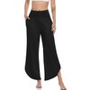 UEU Women's Wide Leg Yoga Pants High Waisted Comfy Dance Sweatpants Loose Casual Soft Lounge Joggers for Women with Pockets (Black, XL)