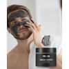 PRESS SKINCARE Bamboo Charcoal Face Mask| Mud Masks for Face | Face Masks Skincare for Men | Exfoliator, Pore Cleansing & Anti Aging Hydrating Face Masks Skin care |3.4 FL. OZ