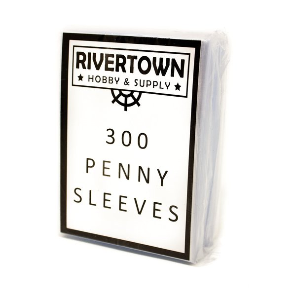 300 Penny Sleeves - Card Protectors for All Trading Cards - 3 Pack of 100 Plastic Card Holders - 300 Card Sleeves - Invest x Protect (Penny Sleeves, 300 Pack)