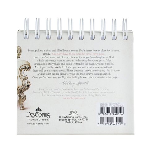 DaySpring - You're Already Amazing: Embracing Who You Are - An Inspirational DaySpring DayBrightener - Perpetual Calendar