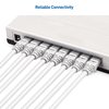 Cable Matters 10Gbps Snagless Long Cat 6 Ethernet Cable 50 ft (Cat 6 Cable, Cat6 Cable, Internet Cable, Network Cable) in White