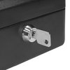 BARSKA 6 Inch Cash Box with Key Lock , Black