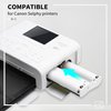 Compatible with Canon Selphy CP1500 Ink and Paper for CP1300 CP1200 CP1000 CP910, KP-108IN KP108 3 Color Ink Cartridges and 108 Photo Paper Sheets (4'' x 6'' Glossy Paper) for Selphy CP Photo Printers