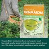 Eden Genmaicha Organic Green Tea, Sencha Green Tea with Roasted Organic Brown Rice, Japanese, 16 Unbleached Manila Tea Bags/Box (3-Pack)