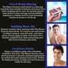 American Razor Blades Alum Block Aftershave Solution for Shaving Razor Burn Relief in Plastic Case 3.53 oz. 100gr.