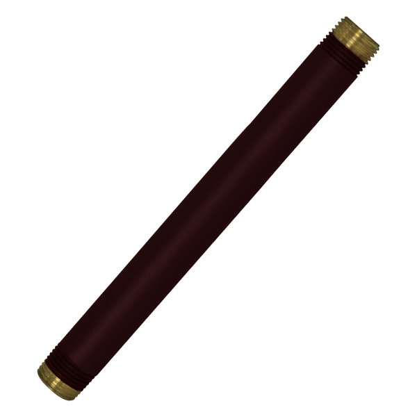 Westbrass D12108-12 ½” x 8" IPS Brass Pipe Nipple, Oil Rubbed Bronze