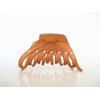Generic Golden brown hair claw clip with crystals for fine thin hair