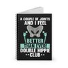 Spiral Notebook Hilarious Pelvis Joint Legs Surgical Recuperation Healing Humorous Limb One Size