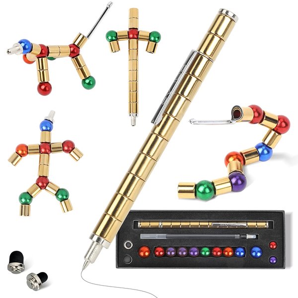 Magnetic Pen, Fidget Pen Toy,Decompression Magnetic Fidget Toy Pen Gifts,Gift for Teenage Boys/Girls，Toy for Ages 3-8，Novelty Toy Gift for Kids or Friends