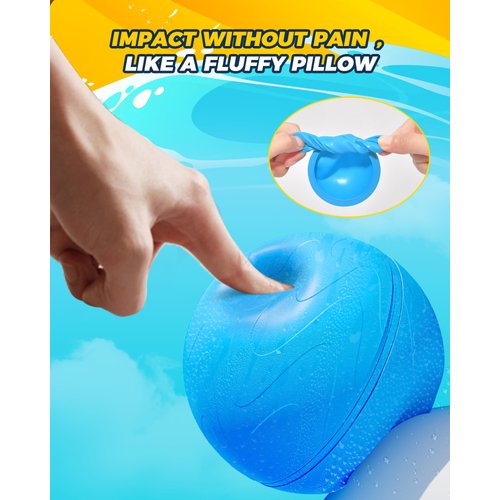 SOPPYCID 25PCS Reusable Water Balloons, Pool Toys for Kids Magnetic Water Bomb Balls Outdoor Water Balloon for Summer Party, Water Fight Game,Water Park, Water Games Outside
