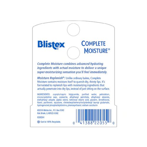 Blistex Complete Moisture Lip Protectant 0.15 oz (Pack of 7)