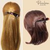 Parcelona French Brill Beak Medium 4 1/2" Shell Small Salon Hinge Slide in Beak Slider Claw Clip Clamp for Women