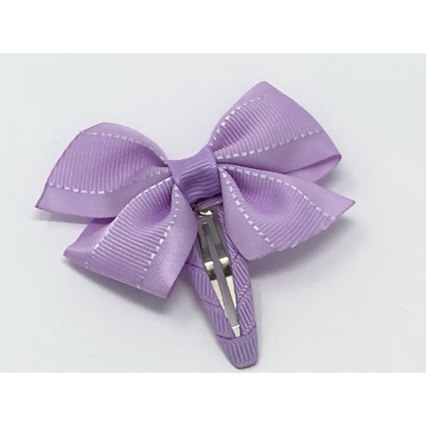 Snap Clip, Hair Bow, Lavender Hair Bow, Grosgrain Ribbon, Baby, Toddler, Girls Hair Accessory