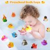 Motiloo 30 Pack Rubber Ducks,Assortment Rubber Duckies in Bulks for Jeep Ducking Floater Duck Bath Toys Party Favors Classroom Incentives