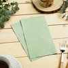 Eaasty 100 Pcs Cocktail Napkins 2-Ply Disposable Soft Napkins Paper Hand Towels for Dinner Wedding Birthday Party Bridal Anniversary Reception Event 13 x 15.75 Inch (Green)