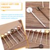 LALAFINA Professional Hair Clips 50pcs Diy Hair Bobby Pin Bezel Tray Hair Clip Metal Bobby Brass Hair Clips Women Diy Hair Accessories Non Slip Hair Barrettes for Jewelry Making Metal Hair Pin