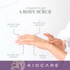 KIOCARE- Body Scrub for Skin Care – Exfoliating Body Scrub with Sugar Scrub and Body Exfoliator – Exfoliating Body Wash for Smooth Skin – Sugar Scrub for Body, Feet, Hand Care, and Sugar Scrub.