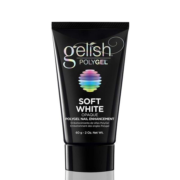 Gelish PolyGel Brand Nail Enhancement, Acrylic Nails, Nail Tips For Acrylic Nails, Acrylic Nail Tips, Soft White, 2 oz