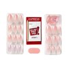 KISS LoveShackFancy x imPRESS Press-On Manicure Limited Edition, Style "Blushing Lavender" Medium Almond Pink Press-On Nails, Includes Prep Pad, Mini Nail File, Cuticle Stick, & 30 Fake Nails