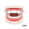 2 Pairs Vampire Teeth Costume 15mm Fangs Fake Teeth with Adhesive Fake Teeth Halloween Decorations Party Cosplay Props Werewolf Fangs Vampire Dentures Party Favors Masquerade Accessories Gift