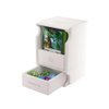 Watchtower 100+ XL Convertible Deck Box | Double-Sleeved Card Storage | Card Game Protector | Nexofyber Surface | Holds Up to 100 Cards | White Color | Made by Gamegenic (GGS20121ML)