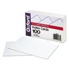 Oxford Grid Design Index Cards, 3 x 5 Inches, White, 100 per pack (02035EE)