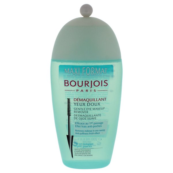 Bourjois Maxi Format Demaquillant Organic Green Tea Gentle Eye Makeup Remover for Women, 6.8 Ounce
