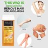 Karlash Professional Roll On Wax, Depilatory Hair Wax Removal for Body Hair, legs, arms hair Removal Wax Cartridge 100 ml - Made in Italy - 2 Pieces (Honey)