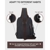 sling bag,canvas messenger bag for men,crossbody bag for women,Black