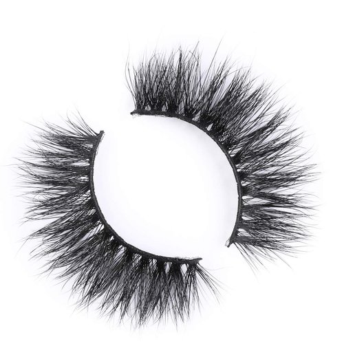 1 Pair 3D Mink Lashes Cat Eye False Lash Wispy Eyelashes Natural Look Fake Eyelash Fluffy Mink Lash Soft Handmade Pack for Makeup Women Reusable By Miss Kiss