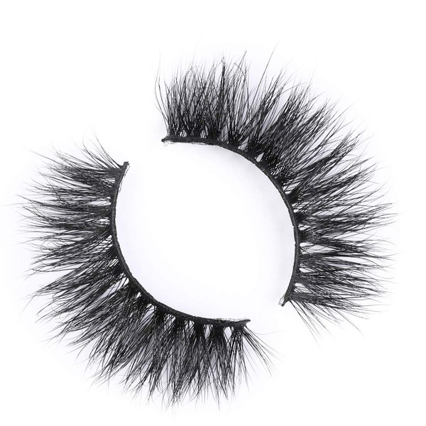 1 Pair 3D Mink Lashes Cat Eye False Lash Wispy Eyelashes Natural Look Fake Eyelash Fluffy Mink Lash Soft Handmade Pack for Makeup Women Reusable By Miss Kiss