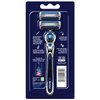 Barbasol Ultra 6 Plus Men's Razor with 2 Razor Blade Refills (1 Handle + 2 Cartridges), Mens Razors/Blades