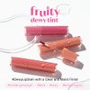 ETUDE Fruity Dewy Tint 03 Raspberry Lolly | Vegan Lip Stain with Only Essential Ingredients | Transparent Watercolor Lip Stain for Clear and Shimmering Finish
