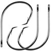 AGOOL Fishing Hooks Circle Hooks Saltwater, 50/150pcs in-line Circle Hooks High Carbon Steel Fish Hooks Straight Eye Barbed Point Catfish Hooks Octopus Hooks for Freshwater Saltwater Fishing