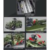 General Jim's Warrior Off Road Vehicle 1:8 Model MOC Modular Building Block 3175 Piece Military Style Vehicle Great for Adults and Teens.