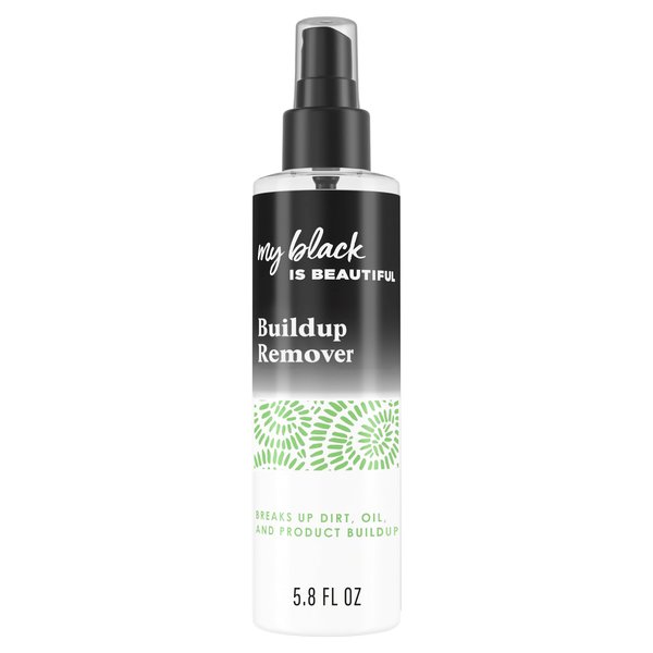 MY BLACK IS BEAUTIFUL Buildup Remover, Cleans Scalp Between Washes, For Coily Hair and Protective Styles, For Daily Use or Pre Shampoo, Scalp Treatment, Sulfate Free, Rosemary and Mint, 5.8 fl oz