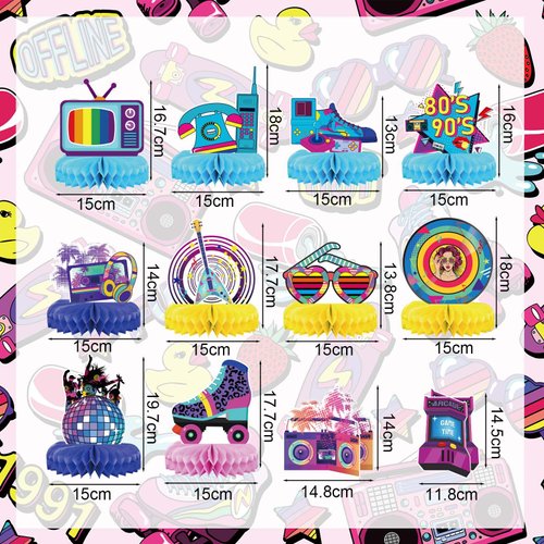 10 Pcs Hawaiian Party Decorations Aloha Tiki Flamingo Hawaiian Honeycomb Centerpieces 3D Table Decorations Summer Beach Hawaiian Themed Party Supplies Luau Party Decorations