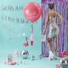 Hot Pink & White Party Balloons Decorations - 10 Pack