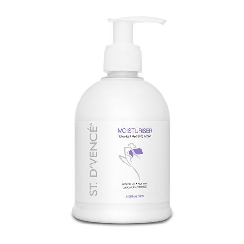 ST. D'VENCE Original Daily Moisturizing Body Lotion with Almond Oil & Aloe Vera for Normal Skin | Paraben & Sulphate Free | 10.14 Fl. oz