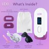 Spa Sciences - LEXI - Painless Permanent IPL Hair Removal System - FDA Cleared with 999,999 flashes, Auto Flash, and Skin Sensor