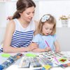 FLYSONG Diamond Art Kits for Kids Adults,DIY Cartoon Princess 22 Pcs Creative Diamond Art Stickers - Gem Painting Craft Mosaic Stickers by Number Kits (Cartoon Princess)