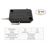 Microwave Oven Door Switch Replacement Part, 16A 125VAC, KW3AT-16 (Downward Compatible with KW3A-16), Normally Open - 1Pc