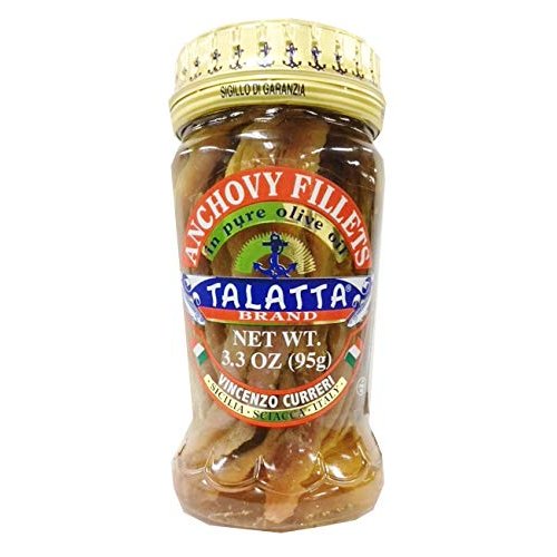 TALATTA Anchovy Fillets In Olive Oil, 3.3 OZ