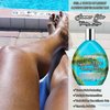 isletan Summer Glow Tanning Lotion Accelerator for Indoor Tanning Beds & Outdoor Sun with Bronzer to Get Dark Fast Tan，Sun Bed Tanning Lotion Dark with Tattoo Protecting Formula, DHA Free, 13.5oz