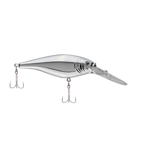 Berkley Flicker Shad Fishing Lure, Pearl White, 5/16 oz, 2 3/4in | 7cm Crankbaits, Size, Profile and Dive Depth Imitates Real Shad, Equipped with Fusion19 Hook