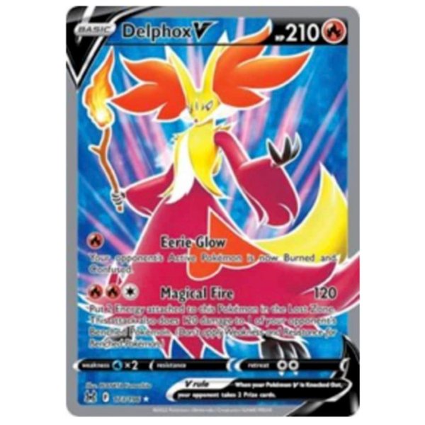 Delphox V - 173/196 - Full Art - Lost Origin - NM/M
