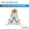 Lunkerhunt Frog Fishing Lure for Bass Fishing | Popping Frog 0.5 oz | Topwater Fishing Bait with Weedless Hooks, Hollow Body (Herring)