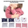 SPYMINNPOO 1:12 Dollhouse Pillow Cushions, Mini Realistic Pillows Miniature Docaration Accessory for Doll House Living Room Sofa Bedroom Bed(Sofa Pillow)