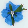 Peony Flower Hair Clip Hanfu Hairpin Bridesmaid Pin up Flower Brooch Party Wedding Decor (one size, blue)